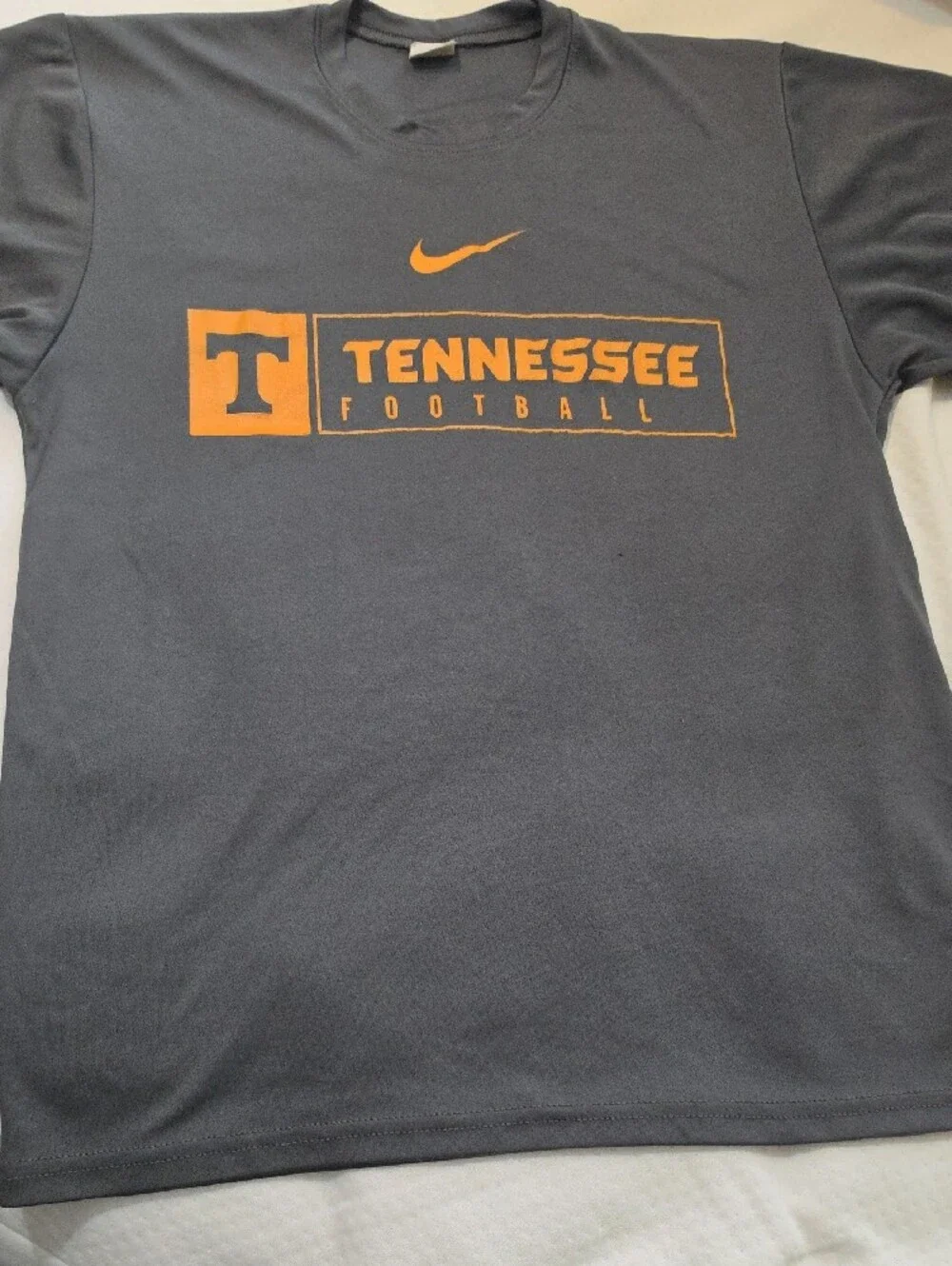Nike Tennessee Football Short Sleeve Tee - Gray & Orange
